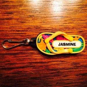 "Jasmine" Flip Flop Key Chain